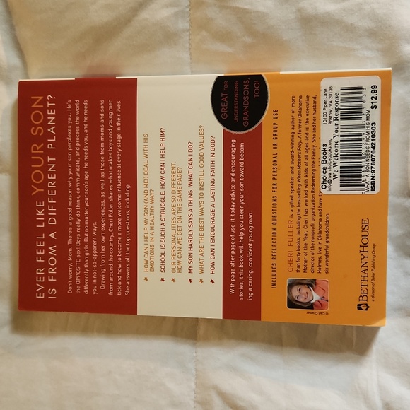 What A Son needs from His Mom book - Picture 2 of 2